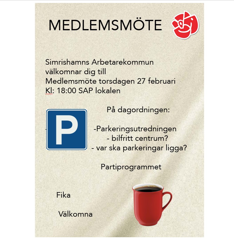 Välkommen på medlemsmöte